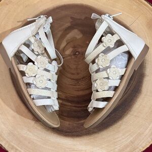 Carter's Girls (toddler) White Floral Gladiator Sandals